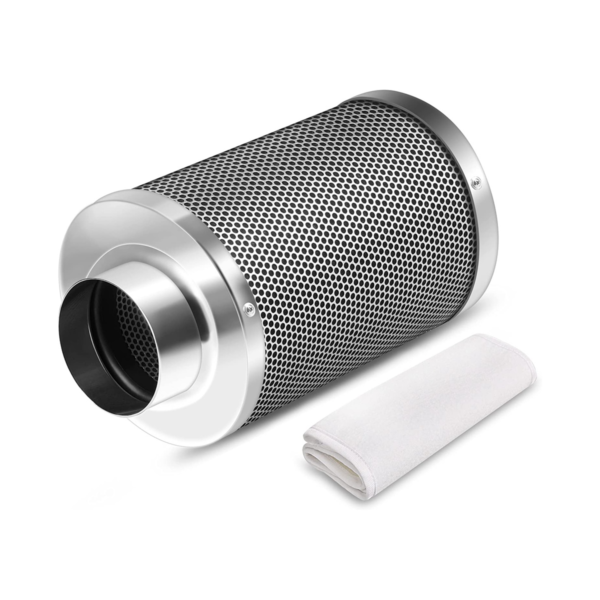 4 Inch Air Carbon Filter Odor Control, Reversible Flange, Pre-Filter Included, Smelliness Scrubber for Grow Tent Rooms - Image 11