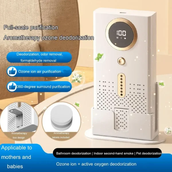 Electric refrigerator air purifier Bedroom deodorizer Effectively remove odors and keep the bedroom fresh Long battery life - Image 16