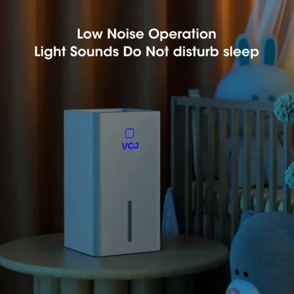 1.1L Portable Dehumidifier Smart Air Purifier Moisture Absorbers Machine for Home Room Office Eliminate Damp Mold and Moisture - Image 5