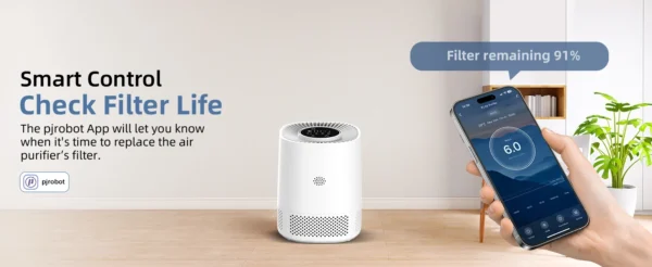 Smart WIFI Air Purifier Negative Ions Remove Formaldehyde PM2.5 And Odor Energy Efficient Air Quality Monitor Filtration System - Image 12