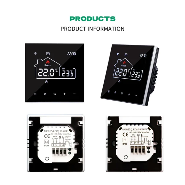 Tuya Wifi Thermostat Floor Heating  Smart Home Wifi Thermostat Electric Heating 220V Thermostats Intelligents Google Home Alexa - Image 27