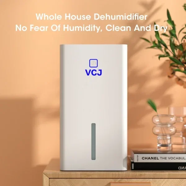 1.1L Portable Dehumidifier Smart Air Purifier Moisture Absorbers Machine for Home Room Office Eliminate Damp Mold and Moisture - Image 4