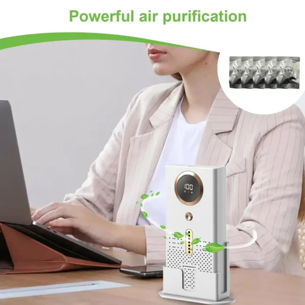 Electric refrigerator air purifier Bedroom deodorizer Effectively remove odors and keep the bedroom fresh Long battery life - Image 10
