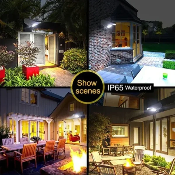 77LED Solar Light Simulation Security Dummy Camera Motion Sensor Outdoor Night Light IP65 Waterproof Lamp 3 Mode For Home Garden - Image 6