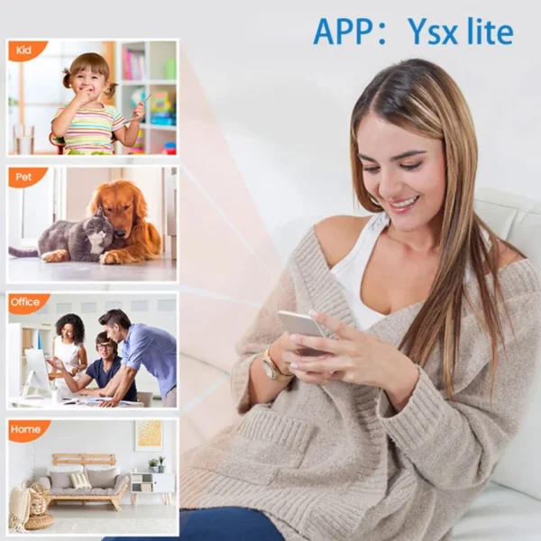 X5 Mini Camera  WiFi IP Wireless Video Recorder Security Protection Smart Home Monitoring Camera For Infants And Pets Small Cam - Image 6
