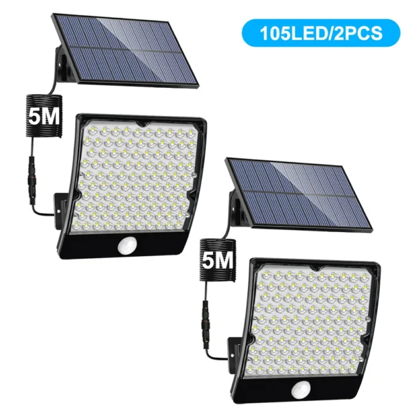 234LED Solar Light Outdoor Waterproof With Motion Sensor 3 Lighting Mode Security Light Solar Flood Light for Garden Garage Yard - Image 10
