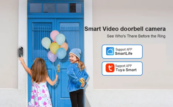 1080P Wireless Video Doorbell Camera WiFi Smart Door Bell Tuya Smart Home Security Motion Detect Night Vision Intercom Doorbell - Image 9