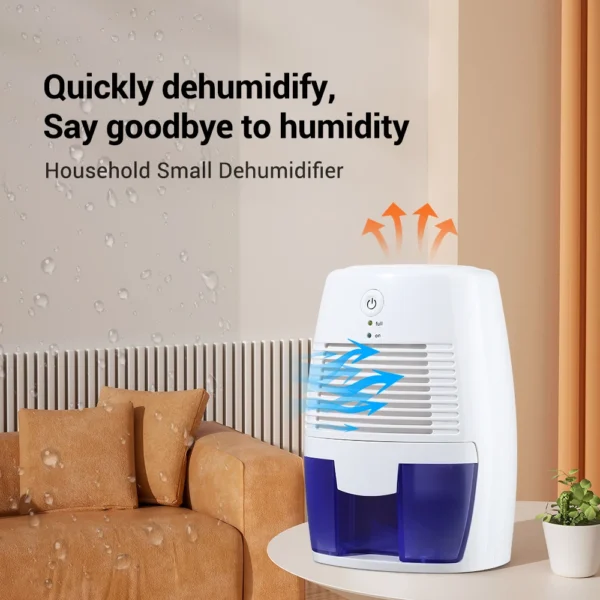 Electric Dehumidifier Air Purifier Home Use USB Mute Moisture Absorbers Air Dryer For Home Room Office Kitchen Deodorizer Dryer - Image 10
