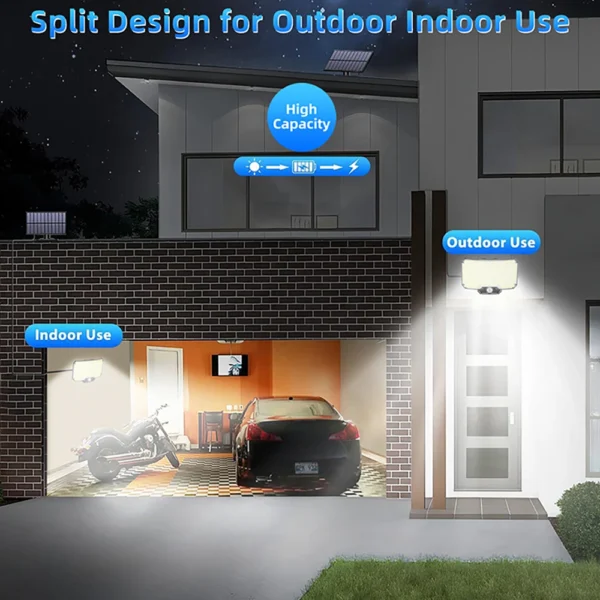 234LED Solar Light Outdoor Waterproof With Motion Sensor 3 Lighting Mode Security Light Solar Flood Light for Garden Garage Yard - Image 25