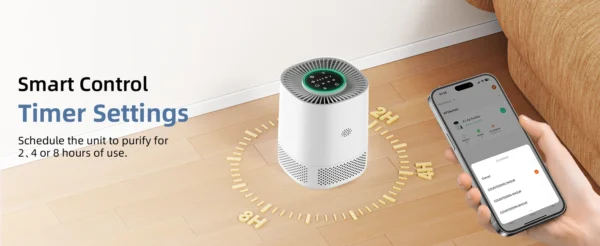 Smart WIFI Air Purifier Negative Ions Remove Formaldehyde PM2.5 And Odor Energy Efficient Air Quality Monitor Filtration System - Image 13