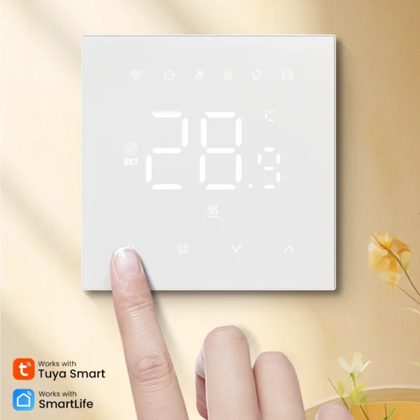 AVATTO Tuya WiFi Heating Thermostat 220v,Smart Electric Water Floor Heating Temperature Controller for Google Home Alexa Alice - Image 13
