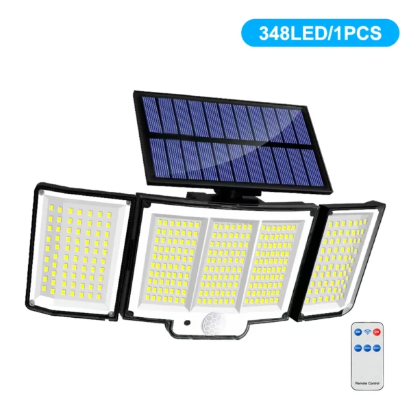 234LED Solar Light Outdoor Waterproof With Motion Sensor 3 Lighting Mode Security Light Solar Flood Light for Garden Garage Yard - Image 8