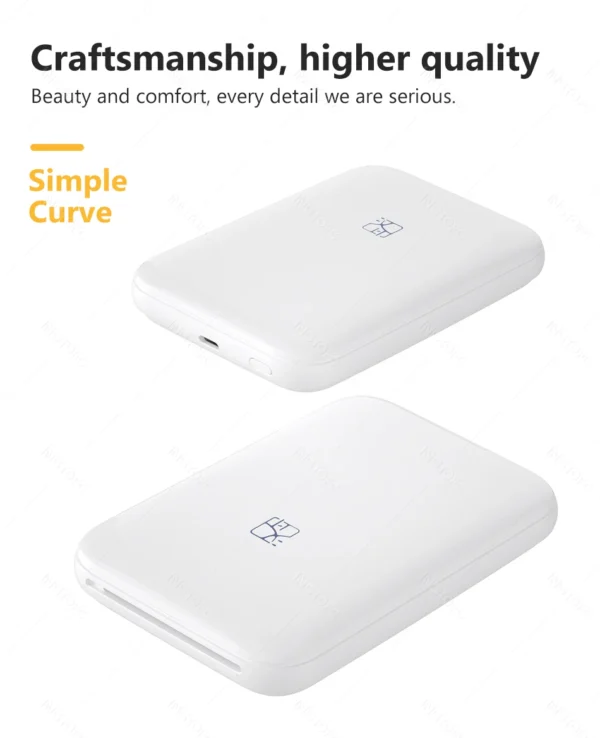 MT53 Color Photo Wifi Printer Portable Mobile Phone Mini Bluetooth Handheld Pocket Printing Machine 2x3 inch Sticky-Backed Paper - Image 20