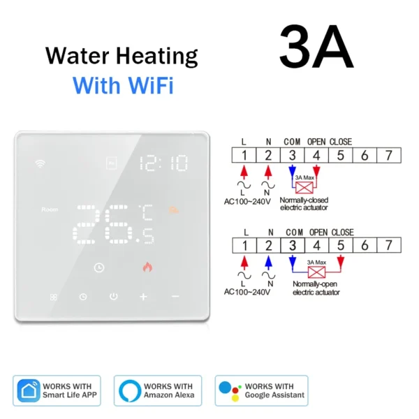 Tuya Wifi Thermostat Floor Heating  Smart Home Wifi Thermostat Electric Heating 220V Thermostats Intelligents Google Home Alexa - Image 7