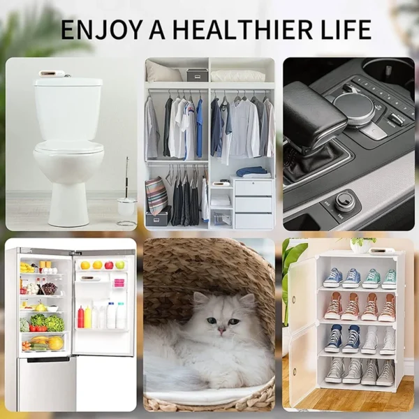 Xiao Mi O3 Ozone Generator Air Purifier,Refrigerator Deodorizer,Food Shelf Life Extender,Remove Smoke Pet Toilet Smell for Odors - Image 12