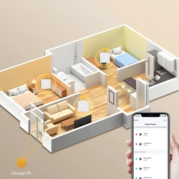 AVATTO Tuya WiFi Heating Thermostat 220v,Smart Electric Water Floor Heating Temperature Controller for Google Home Alexa Alice - Image 24