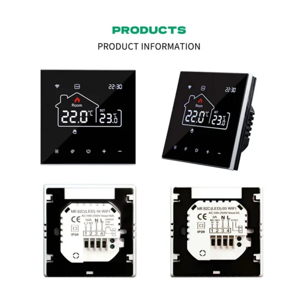 Tuya Wifi Thermostat Floor Heating  Smart Home Wifi Thermostat Electric Heating 220V Thermostats Intelligents Google Home Alexa - Image 6