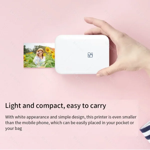 MT53 Color Photo Wifi Printer Portable Mobile Phone Mini Bluetooth Handheld Pocket Printing Machine 2x3 inch Sticky-Backed Paper - Image 5