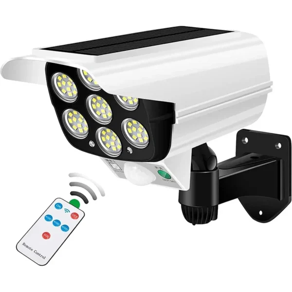 77LED Solar Light Simulation Security Dummy Camera Motion Sensor Outdoor Night Light IP65 Waterproof Lamp 3 Mode For Home Garden - Image 7