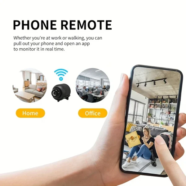 X5 Mini Camera  WiFi IP Wireless Video Recorder Security Protection Smart Home Monitoring Camera For Infants And Pets Small Cam - Image 5