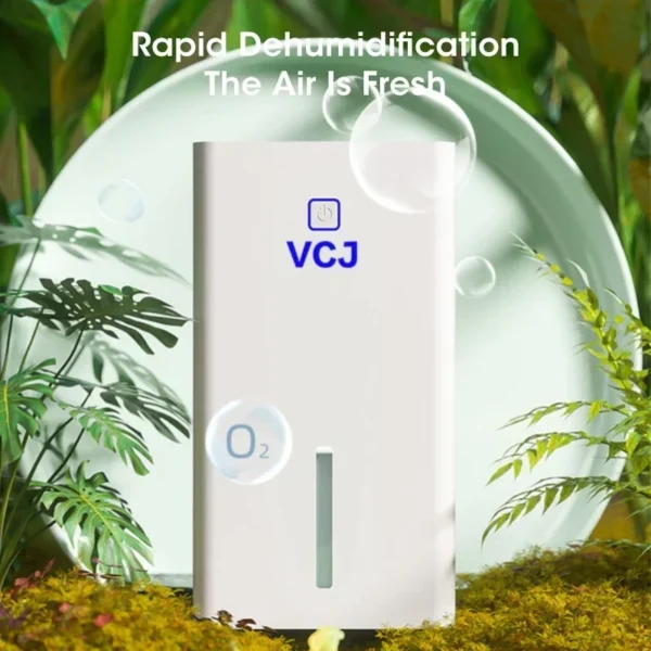 1.1L Portable Dehumidifier Smart Air Purifier Moisture Absorbers Machine for Home Room Office Eliminate Damp Mold and Moisture - Image 3