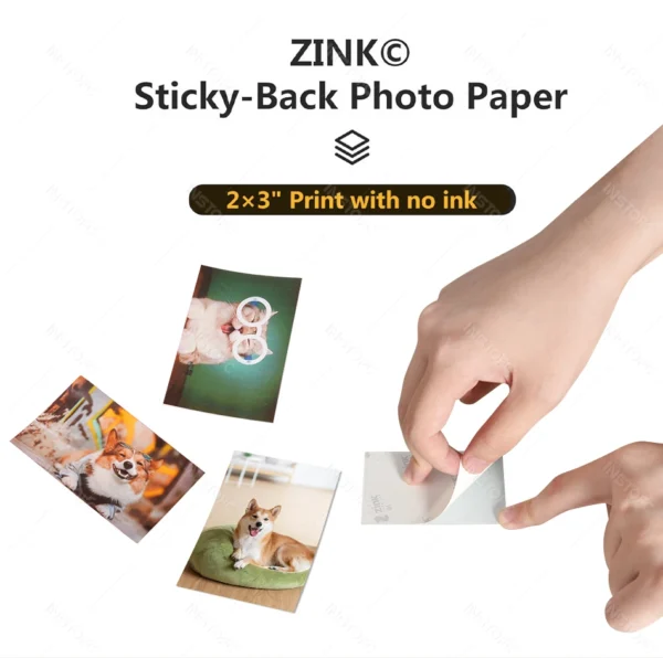 MT53 Color Photo Wifi Printer Portable Mobile Phone Mini Bluetooth Handheld Pocket Printing Machine 2x3 inch Sticky-Backed Paper - Image 12
