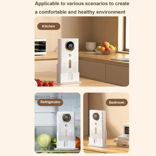 Electric refrigerator air purifier Bedroom deodorizer Effectively remove odors and keep the bedroom fresh Long battery life - Image 5