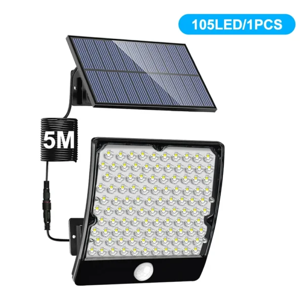 234LED Solar Light Outdoor Waterproof With Motion Sensor 3 Lighting Mode Security Light Solar Flood Light for Garden Garage Yard - Image 9