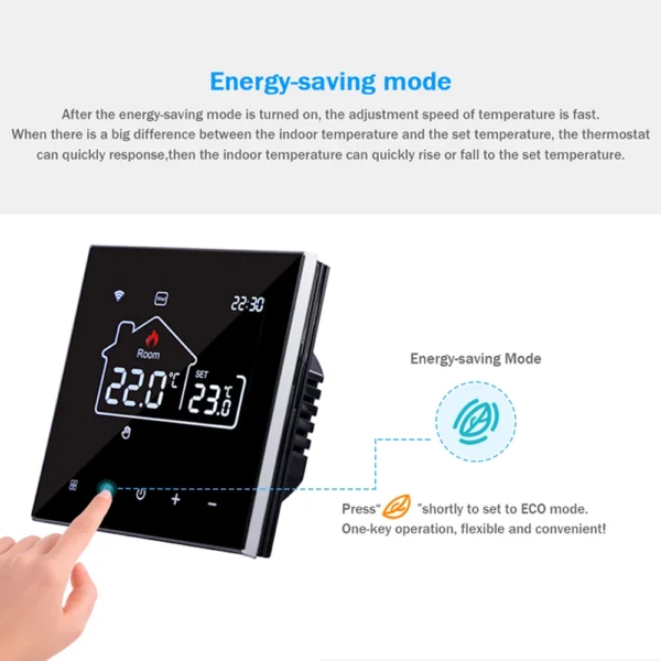 Tuya Wifi Thermostat Floor Heating  Smart Home Wifi Thermostat Electric Heating 220V Thermostats Intelligents Google Home Alexa - Image 23