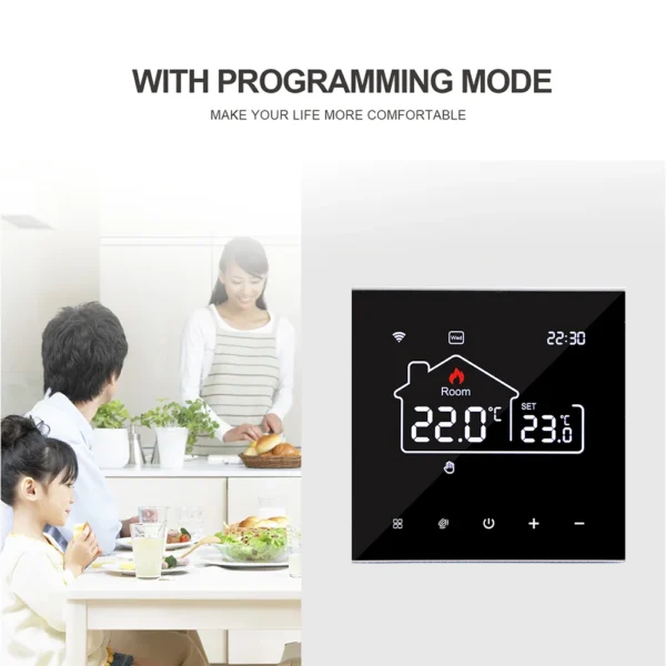 Tuya Wifi Thermostat Floor Heating  Smart Home Wifi Thermostat Electric Heating 220V Thermostats Intelligents Google Home Alexa - Image 22