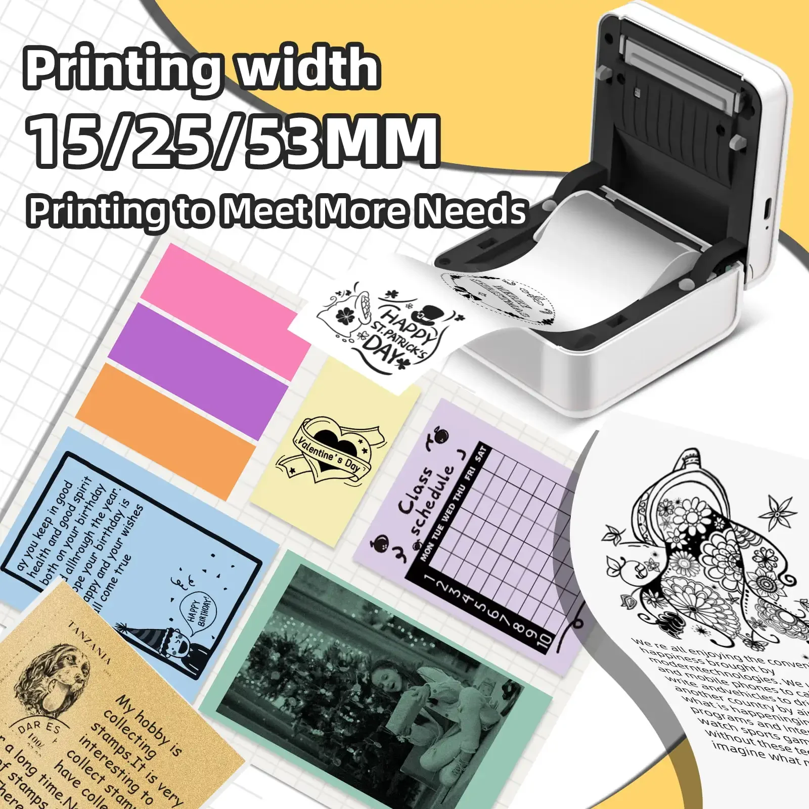 Phomemo 300dpi Pocket Printer M02 Pro Thermal Bluetooth Portabel Mini Printer Compatible with iOS and Android for Study Work - Image 4