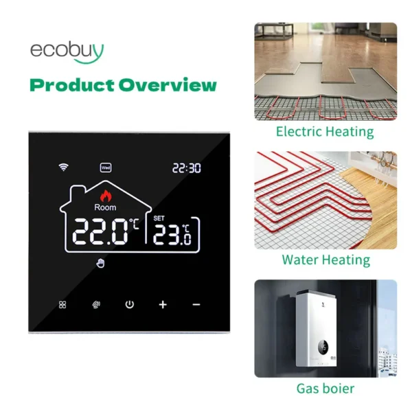 Tuya Wifi Thermostat Floor Heating  Smart Home Wifi Thermostat Electric Heating 220V Thermostats Intelligents Google Home Alexa - Image 15