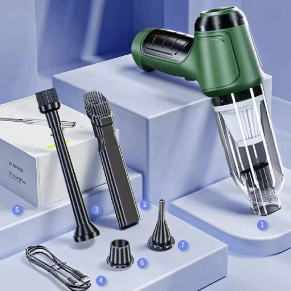 Car Vacuum Cleaner Strong Suction Cleaning Mini Machine Wireless Portable Handhled Blower Machine Air Duster for Home Appliances - Image 9