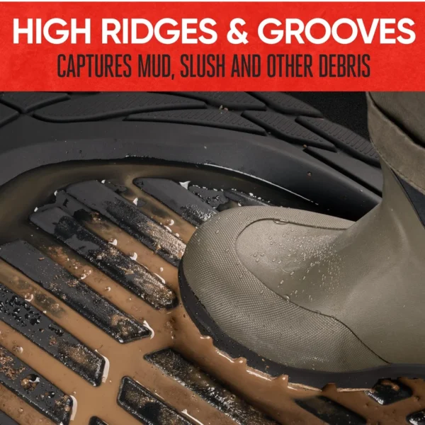 Car Floor Mats-Deep Dish Heavy Duty Rubber Floor Mats for Car SUV Truck & Van-All Weather Protection, Universal Trim to Fit - Image 5