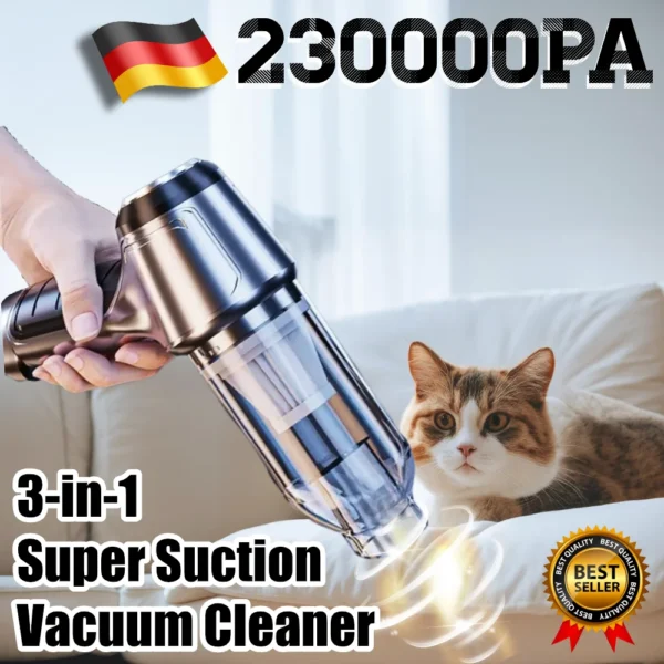 Car Vacuum Cleaner Strong Suction Cleaning Mini Machine Wireless Portable Handhled Blower Machine Air Duster for Home Appliances - Image 2