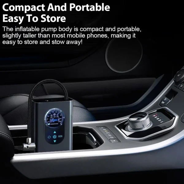 Electric Air Pump Tire Inflator Portable Compressor Digital Display 150PSI Rechargeable Inflator Quick Inflating  for Car - Image 4