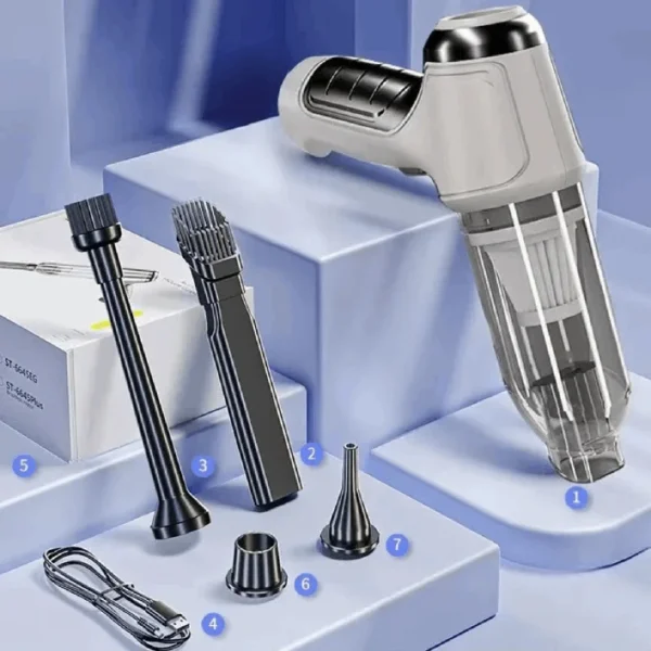Car Vacuum Cleaner Strong Suction Cleaning Mini Machine Wireless Portable Handhled Blower Machine Air Duster for Home Appliances - Image 10