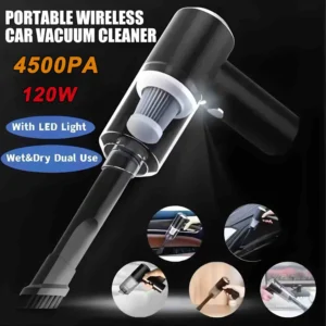 Compact USB Charging Car Vacuum Cleaner – High-Power, Fully Automatic for Car & Home