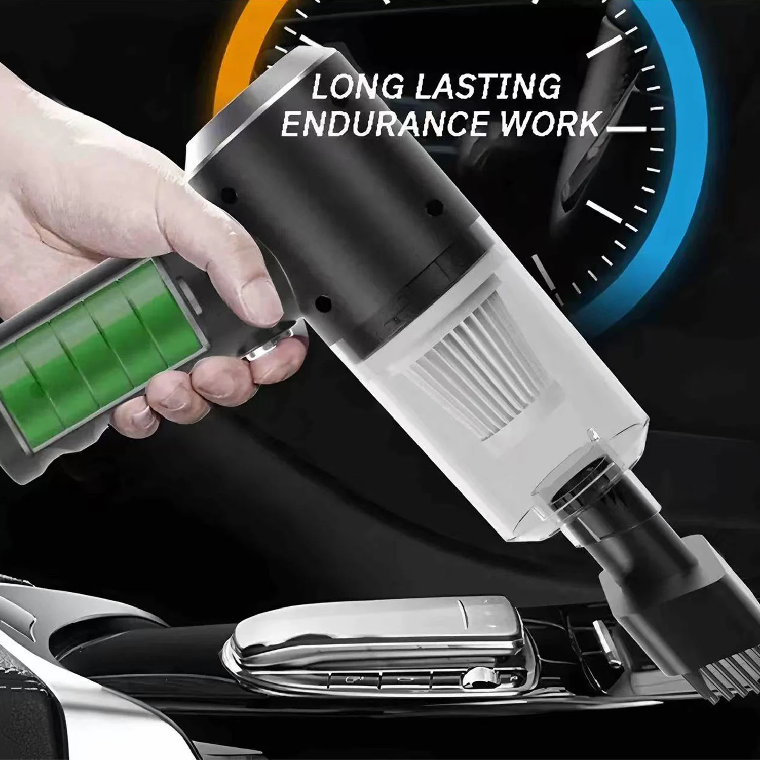 Compact USB Charging Car Vacuum Cleaner – High-Power, Fully Automatic for Car & Home - Image 6