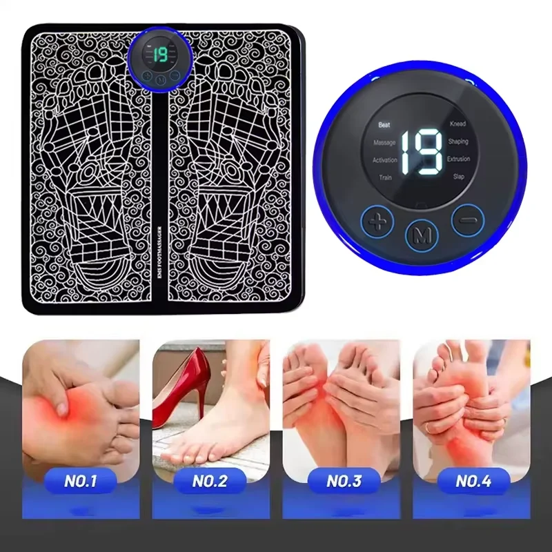 Smart Electric Massage Patch Shoulder and Neck Massager Multi-mode Portable Rechargeable Reusable Full Body Soothing Artifact - Image 5
