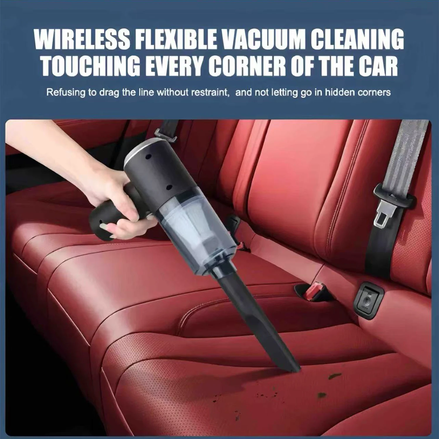 Compact USB Charging Car Vacuum Cleaner – High-Power, Fully Automatic for Car & Home - Image 4