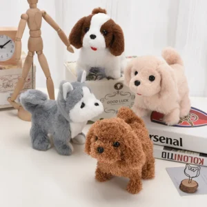 Alternative view of Baby Toy Dogs That Walks and Barks Tail Wagging Plush Interactive Electronic Pets Puppy  Montessori Toys for Girls Toddlers Kids