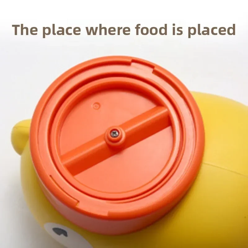 Automatic Dog Puzzle Feeder Interactive Toys Pet Food Treat Dispenser Cartoon Duck Design Anti-slip Pet Feeder for Dog Training - Image 4