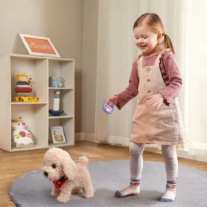 Alternative view of Electronic Plush Puppy Dog Toy  Fun Interactive Toys Walks Barks Shake Tail Dress Up Realistic Stuffed Animal Dog Gift for Girls