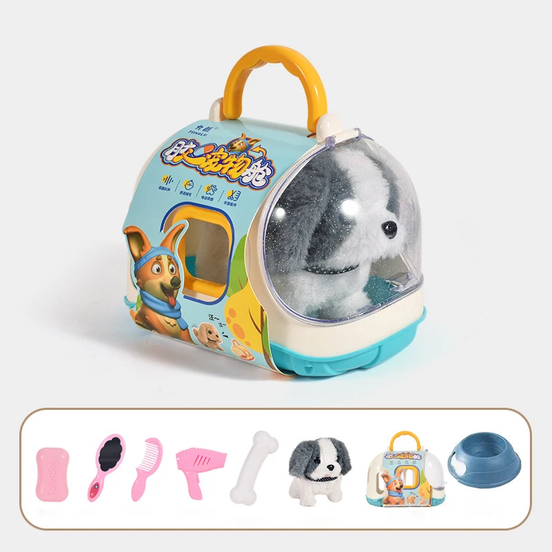 New Electronic Pet Dog Toy Walking Interactive Dog Plush Doll Toys Vibrating Automatic Moving Electric Puppy Gift For Baby Kids - Image 8